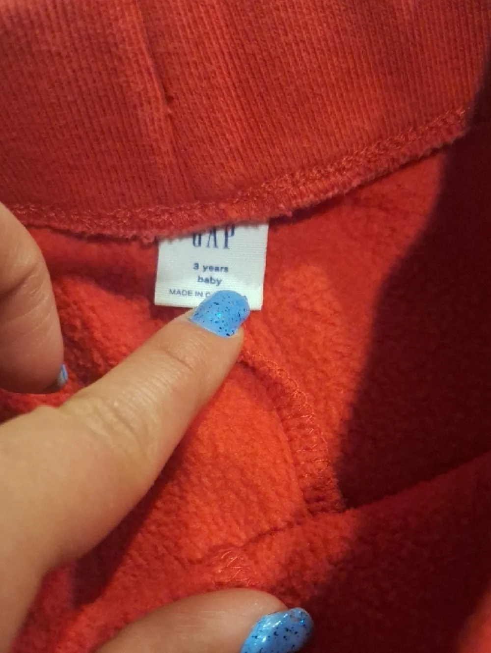 🦔GAP Red Kids Sweatpants with Drawstring🍋‍🟩